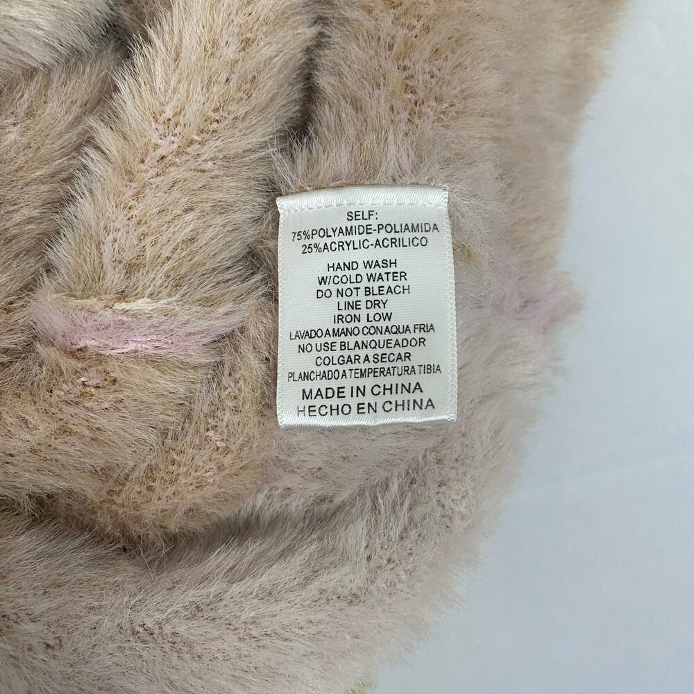 &Merci Colorblock Oversized Fuzzy Open Front Card… - image 7